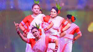 Gambhira folk dance West Bengal performers with traditional instruments
